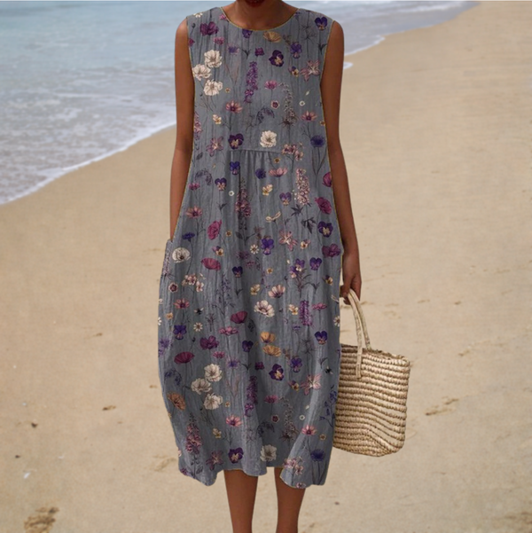 Alva | Leichtes ärmelloses Sommerkleid