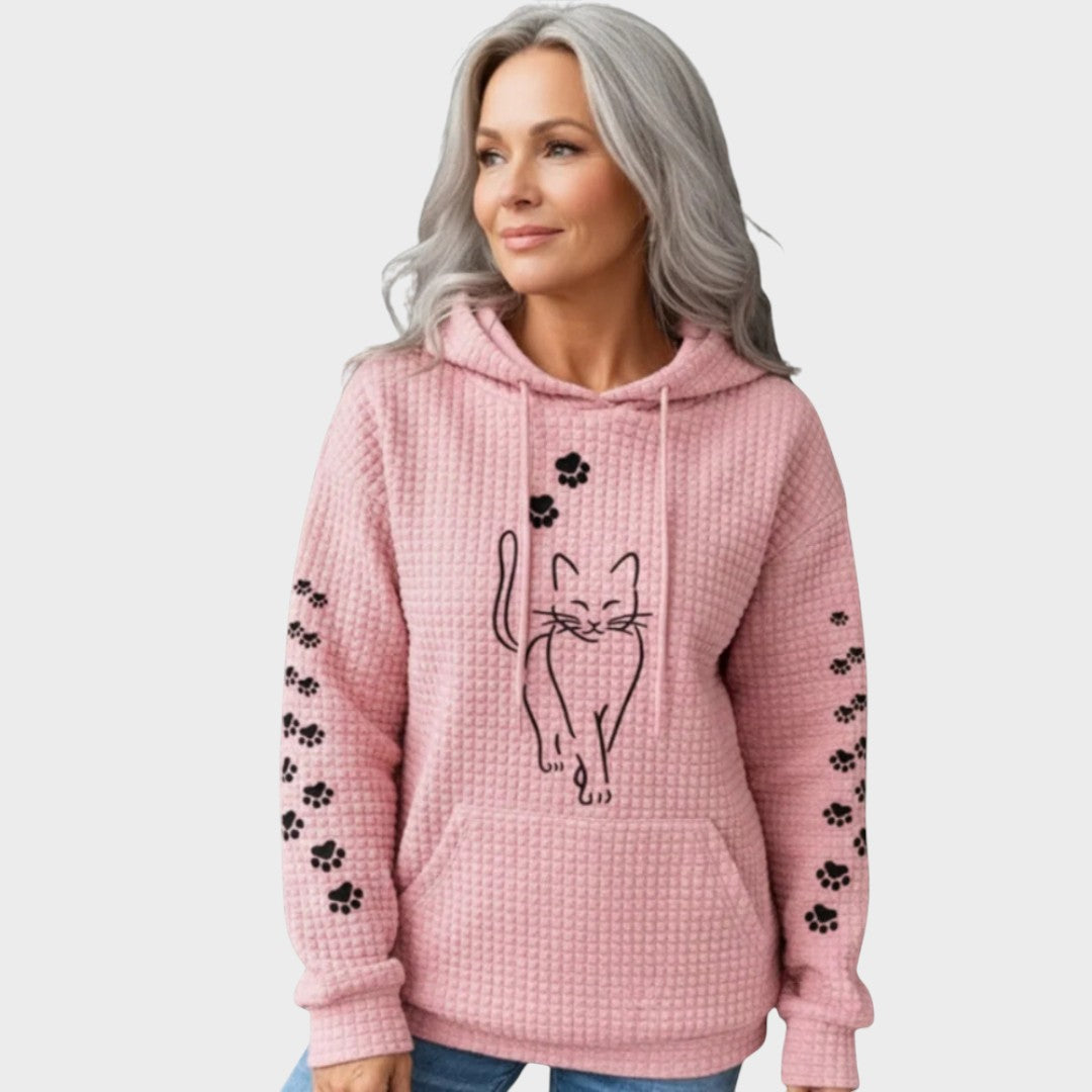 Fatinha | Pullover mit Katzenmuster