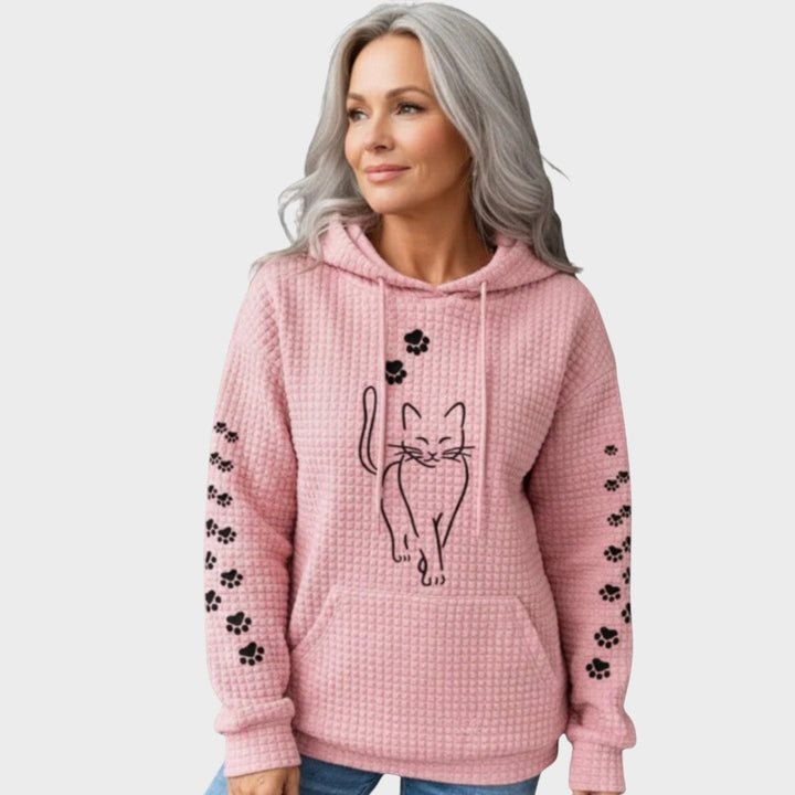 Fatinha | Pullover mit Katzenmuster