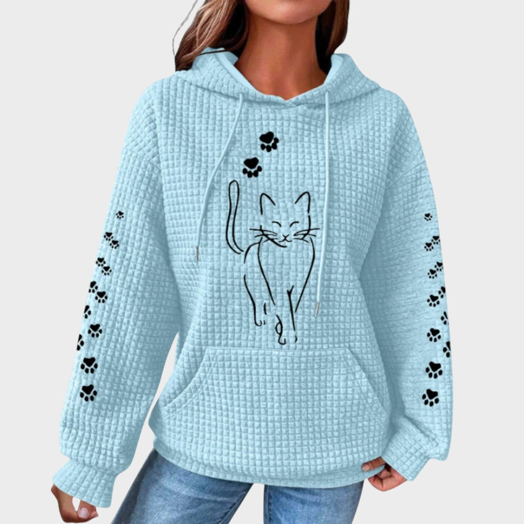 Fatinha | Pullover mit Katzenmuster