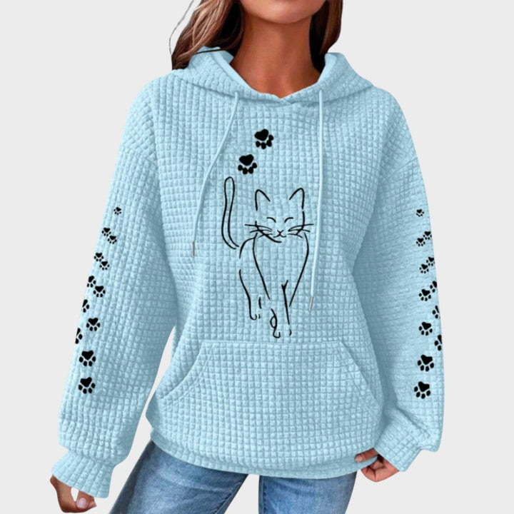 Fatinha | Pullover mit Katzenmuster