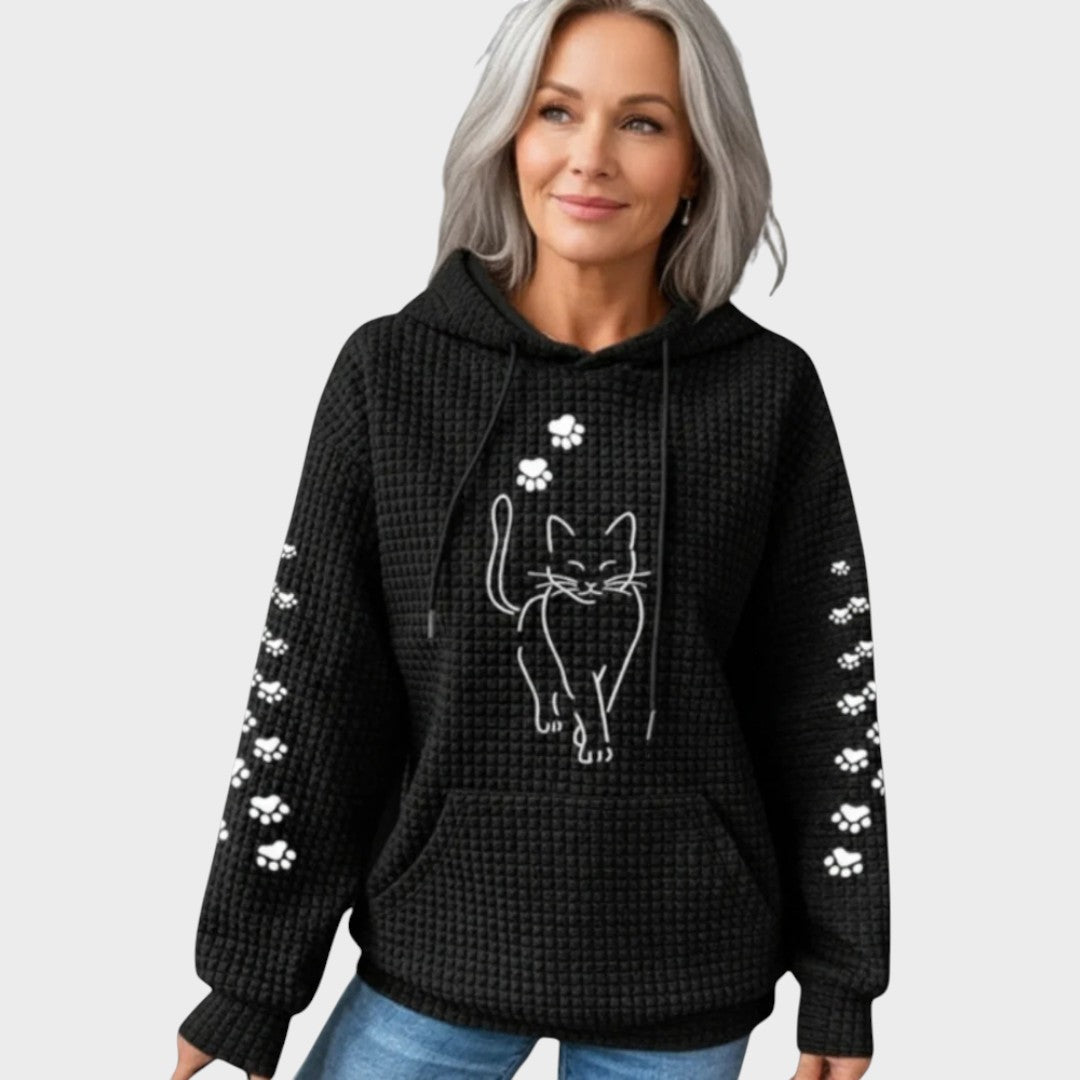Fatinha | Pullover mit Katzenmuster