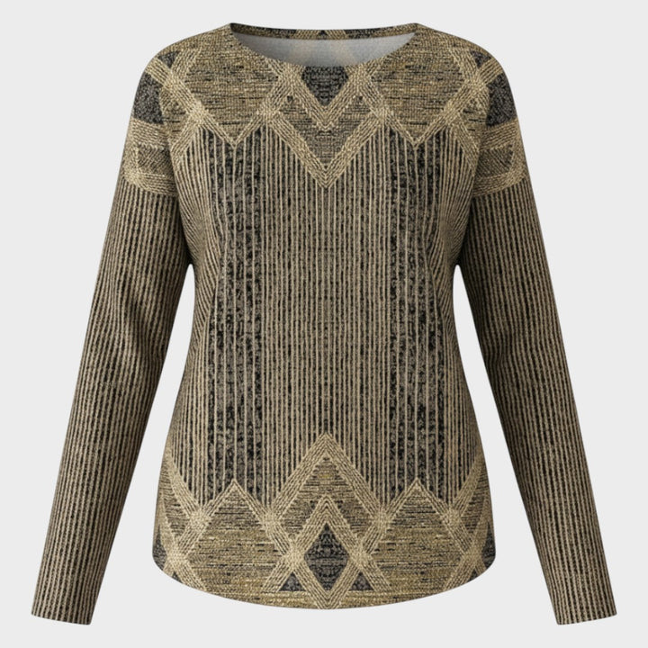 Margaret | Vintage-Bluse mit Muster