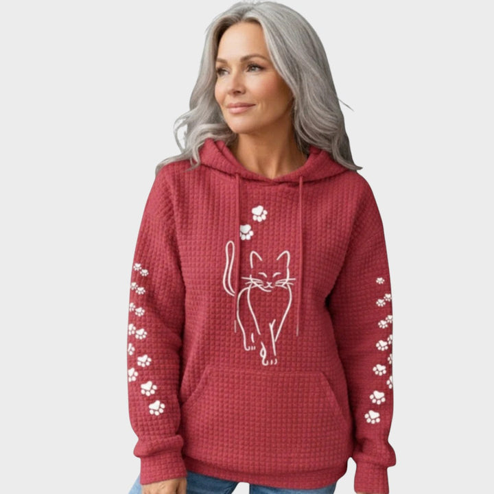 Fatinha | Pullover mit Katzenmuster