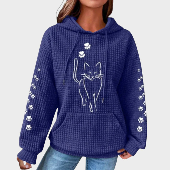 Fatinha | Pullover mit Katzenmuster
