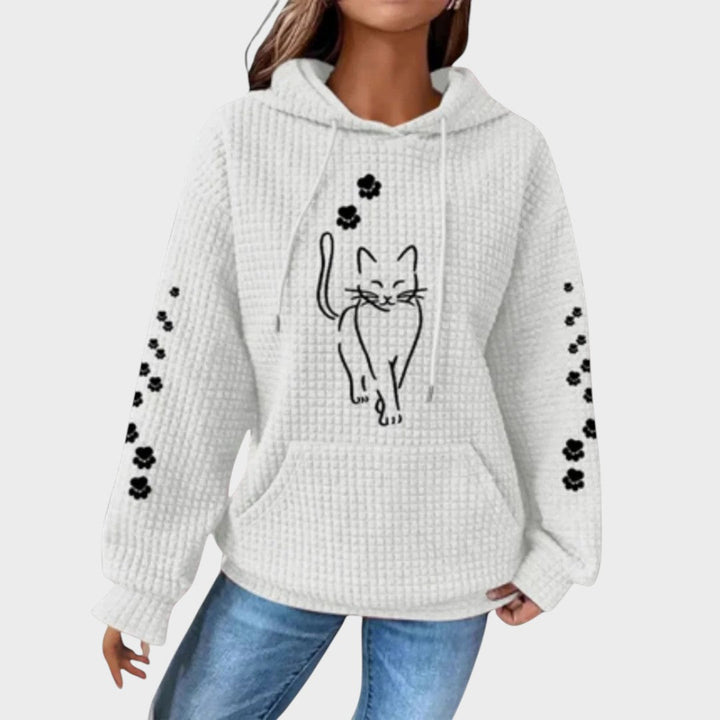 Fatinha | Pullover mit Katzenmuster