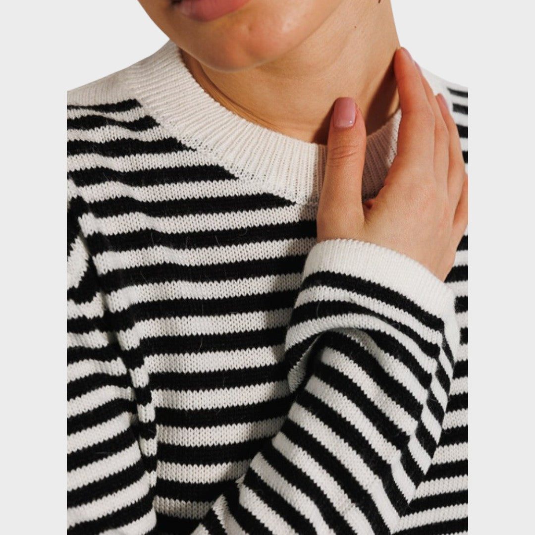 Francisca | Langärmliger gestreifter Pullover