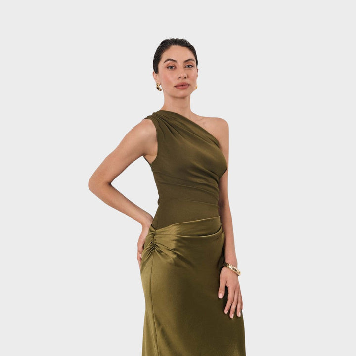 Aurora | Elegantes Ein-Schulter-Kleid