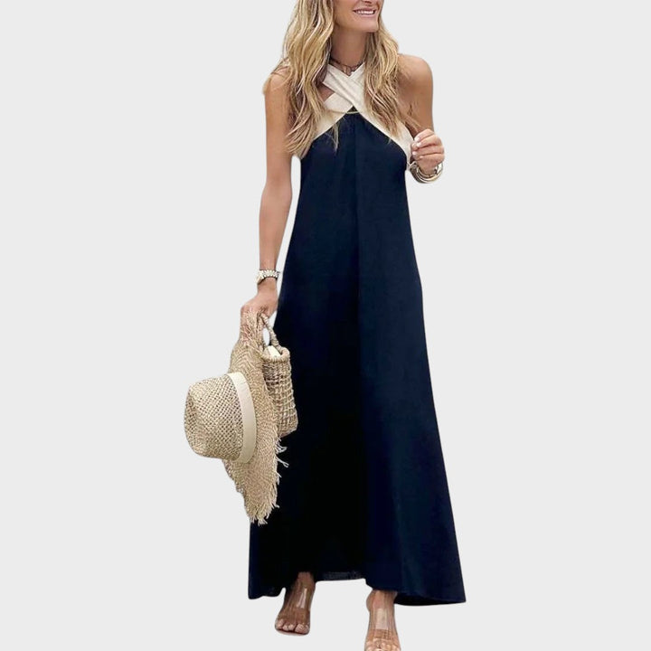 Sienna | Kleid mit Kreuz-Ausschnitt