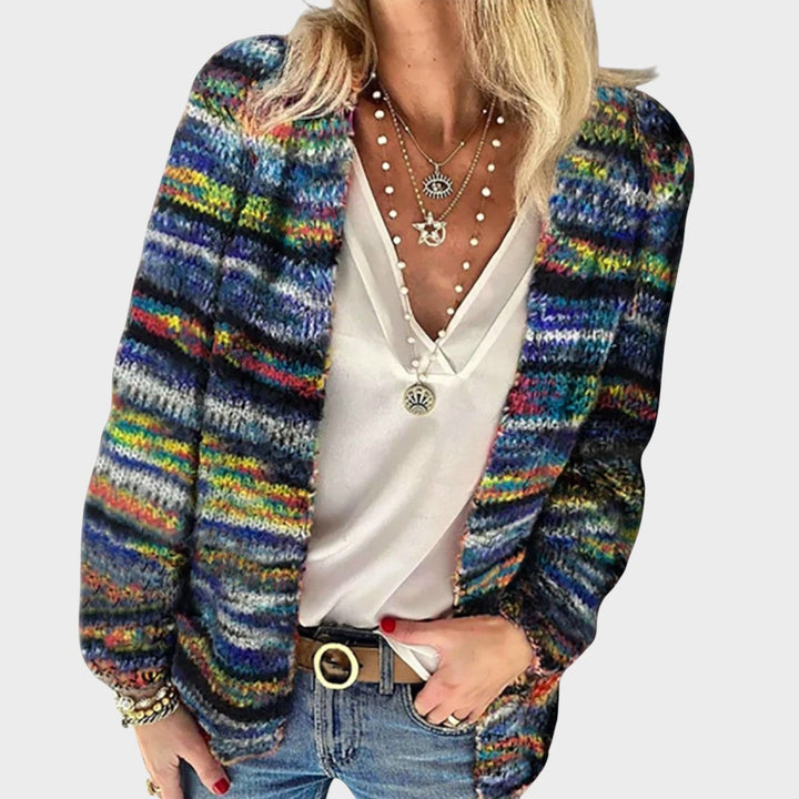 Marília | Mehrfarbiger Cardigan