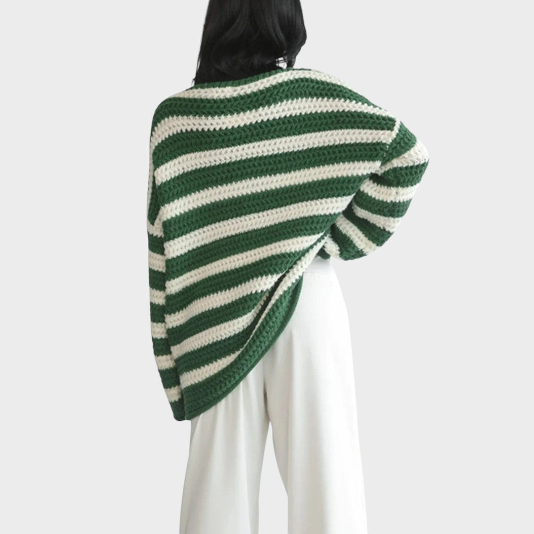Solánge | Gestreifter Strickpullover