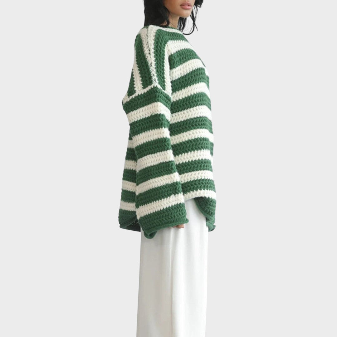 Solánge | Gestreifter Strickpullover