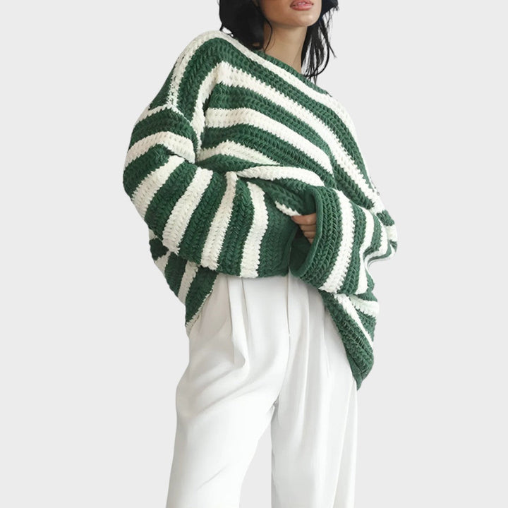 Solánge | Gestreifter Strickpullover
