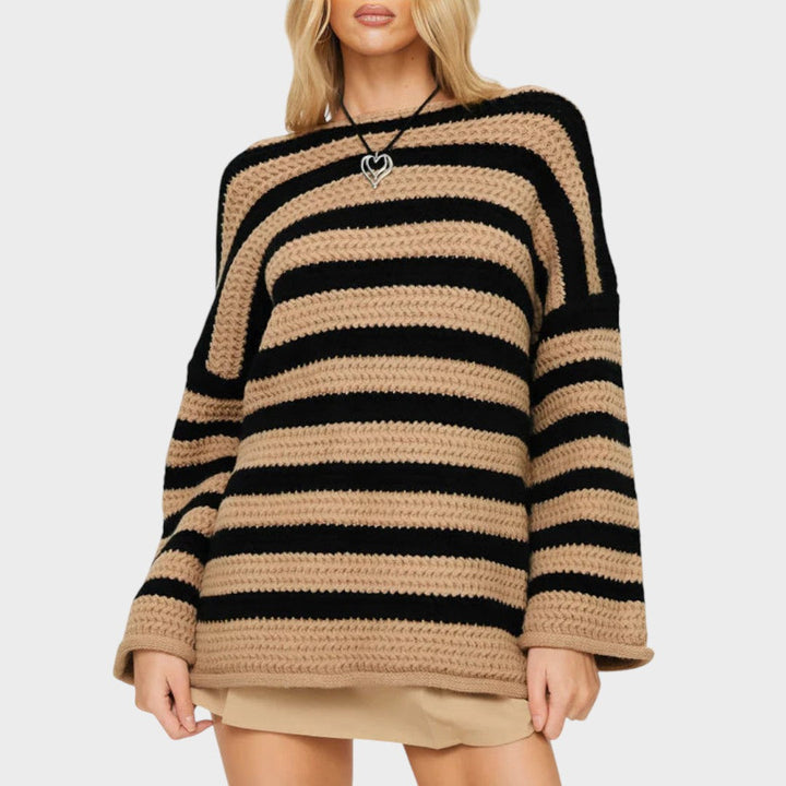 Solánge | Gestreifter Strickpullover