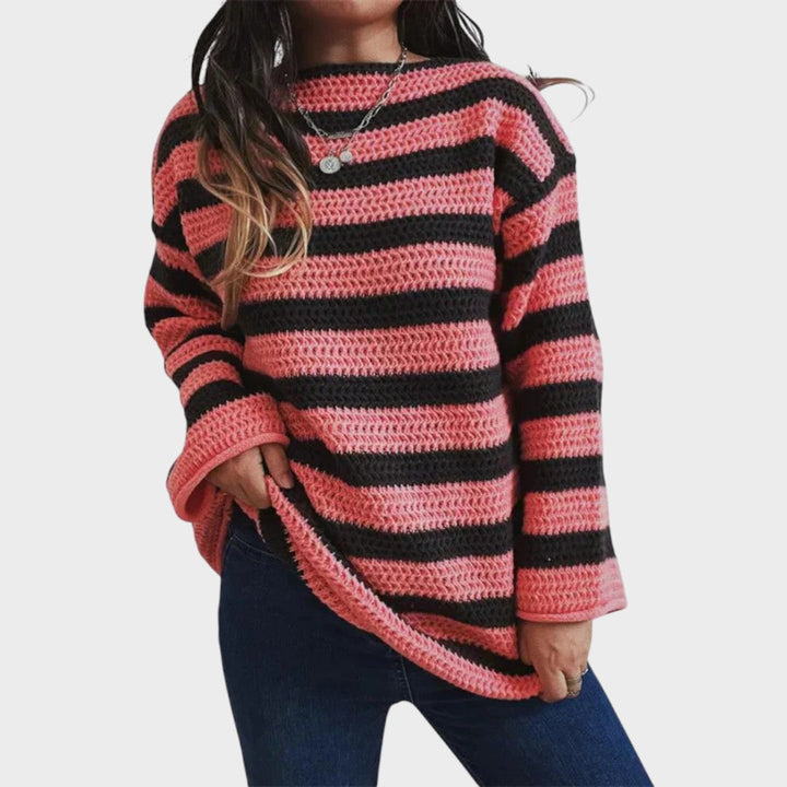 Solánge | Gestreifter Strickpullover