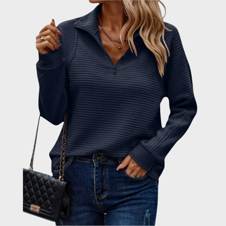 Cíntia | Pullover mit Reißverschluss