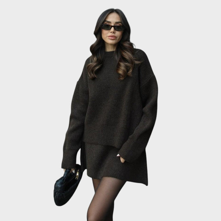 Lara | Strickrock und Pullover Set