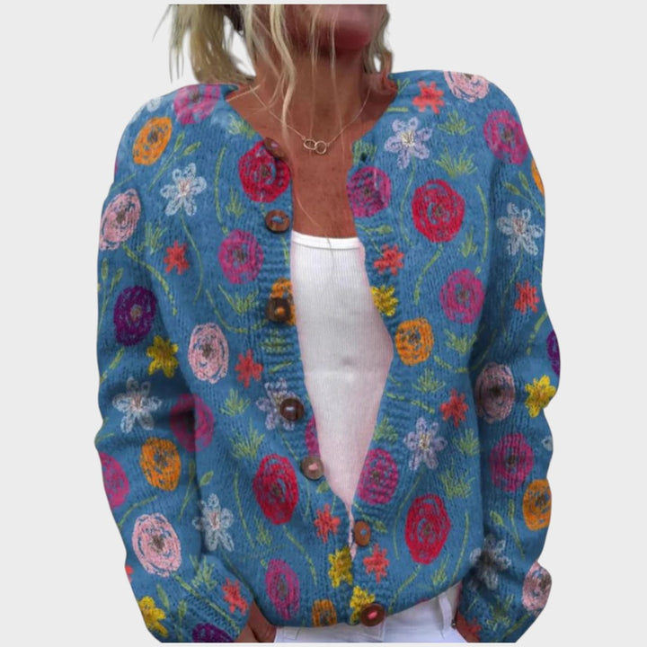 Zandra | Strickjacke mit Knöpfen