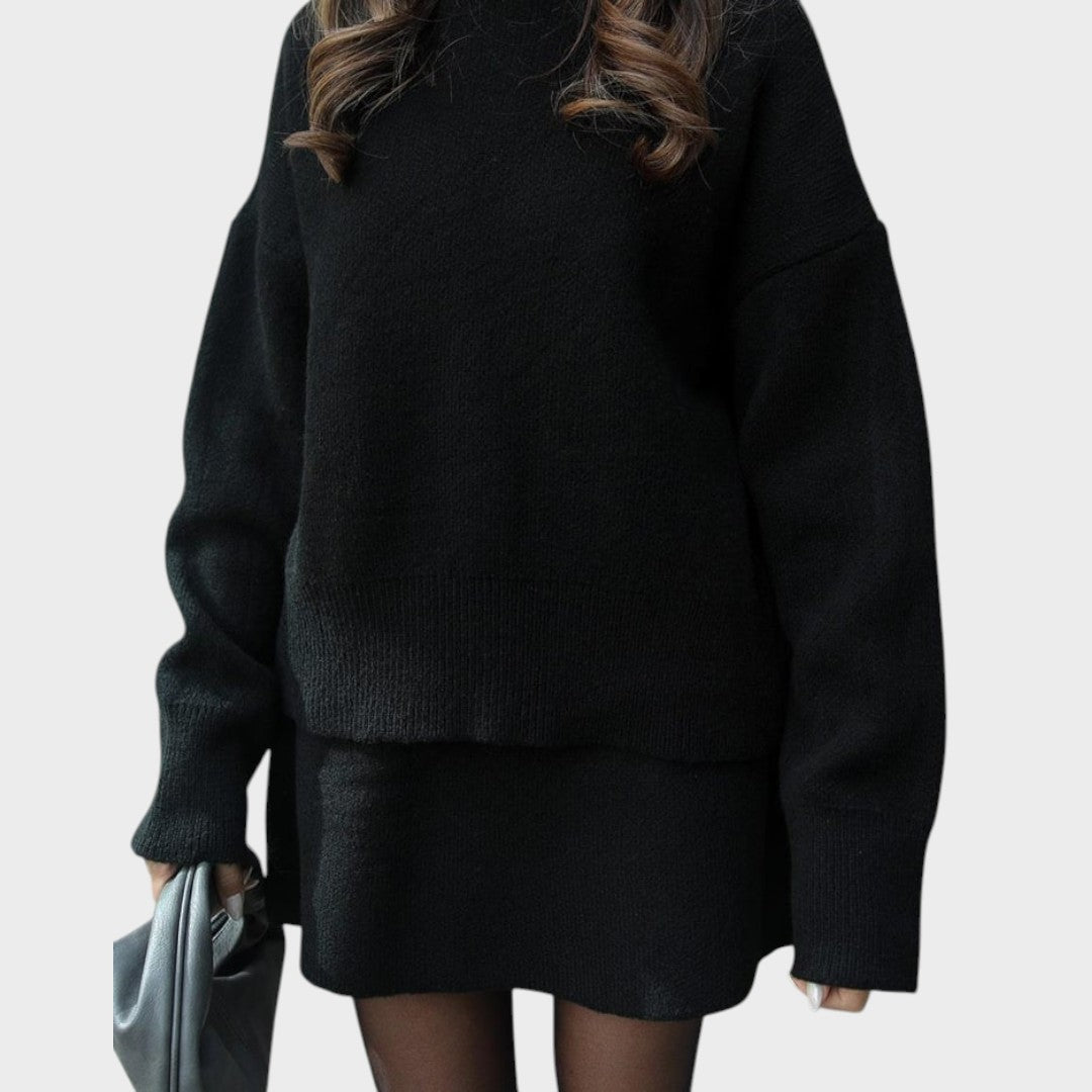 Lara | Strickrock und Pullover Set