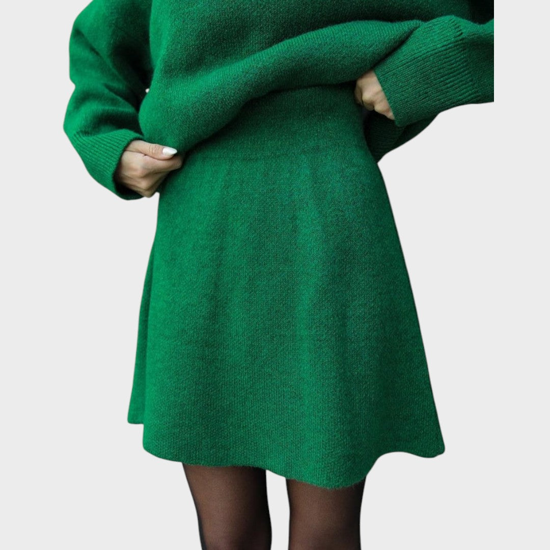 Lara | Strickrock und Pullover Set