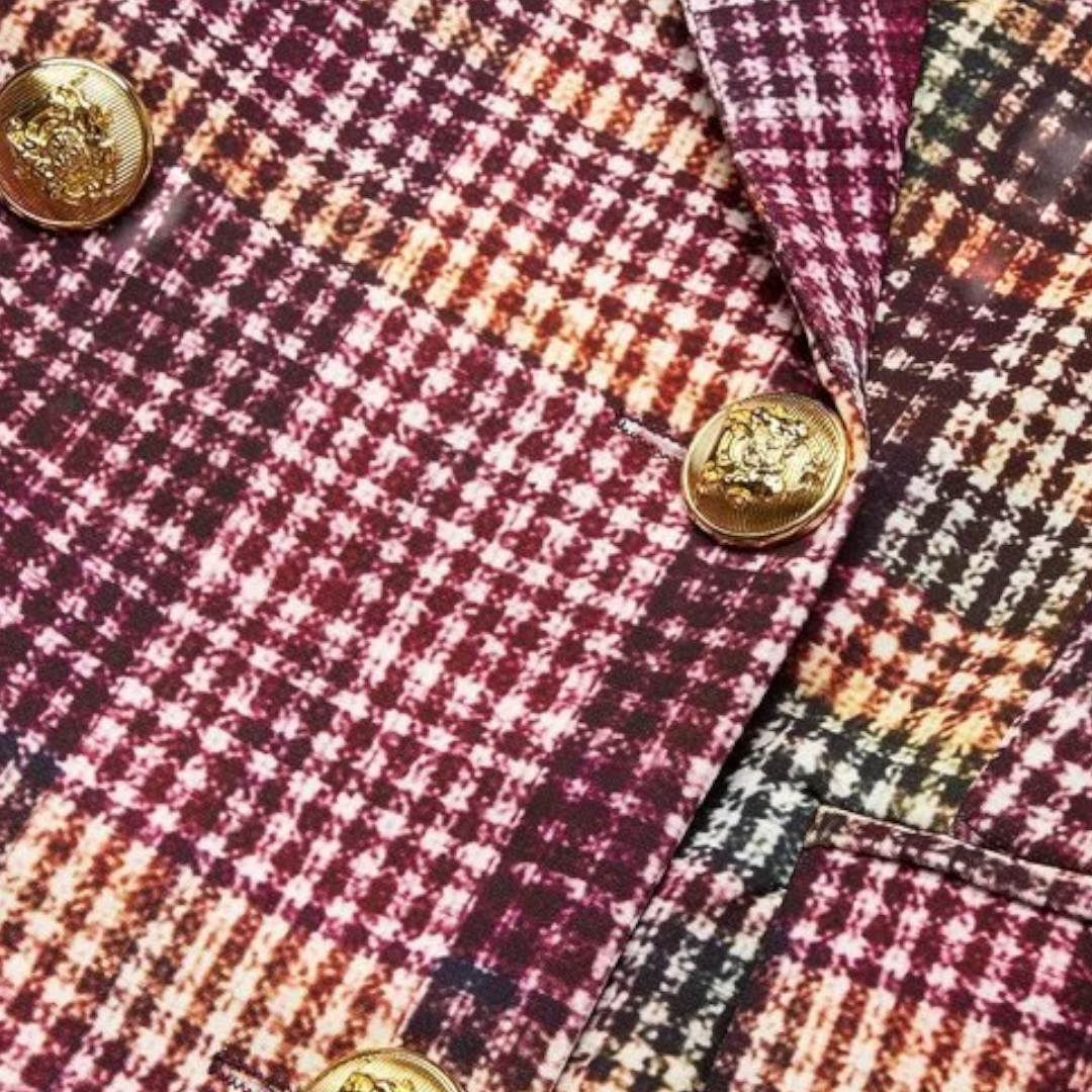 Haily |  Anzugset mit buntem Muster