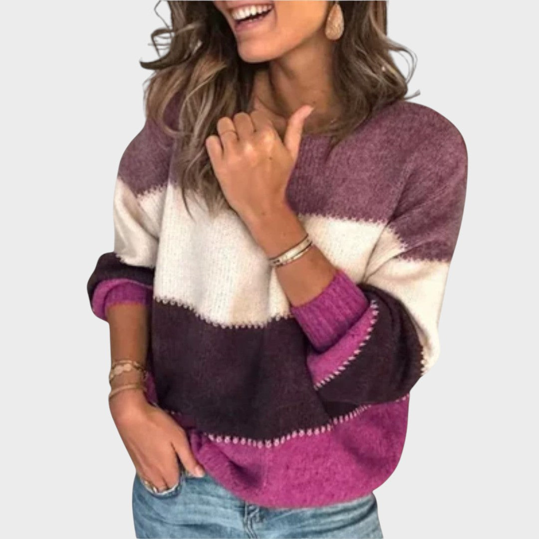 Marília | Strickpullover mit Streifen