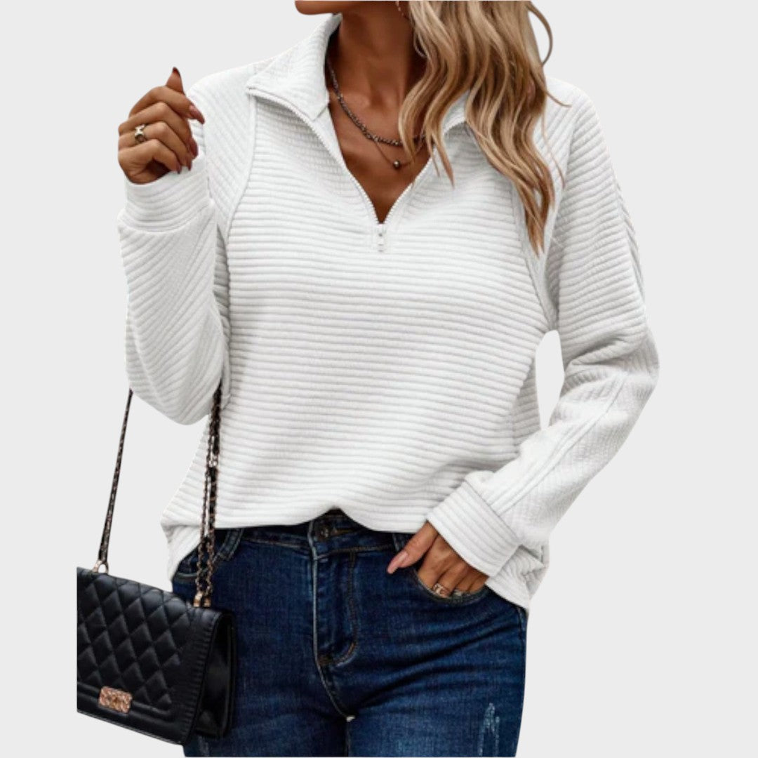 Cíntia | Pullover mit Reißverschluss
