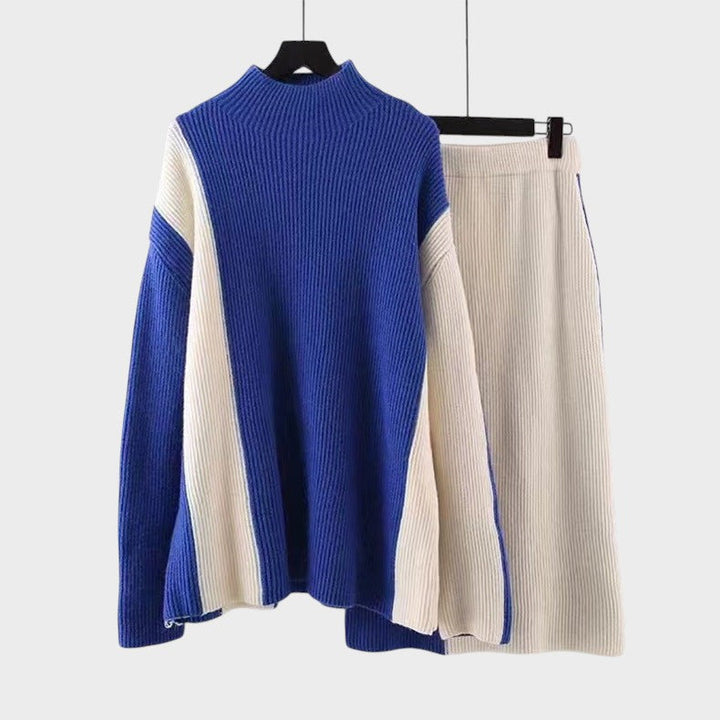 Pilar | Set aus Rock und Strickpullover
