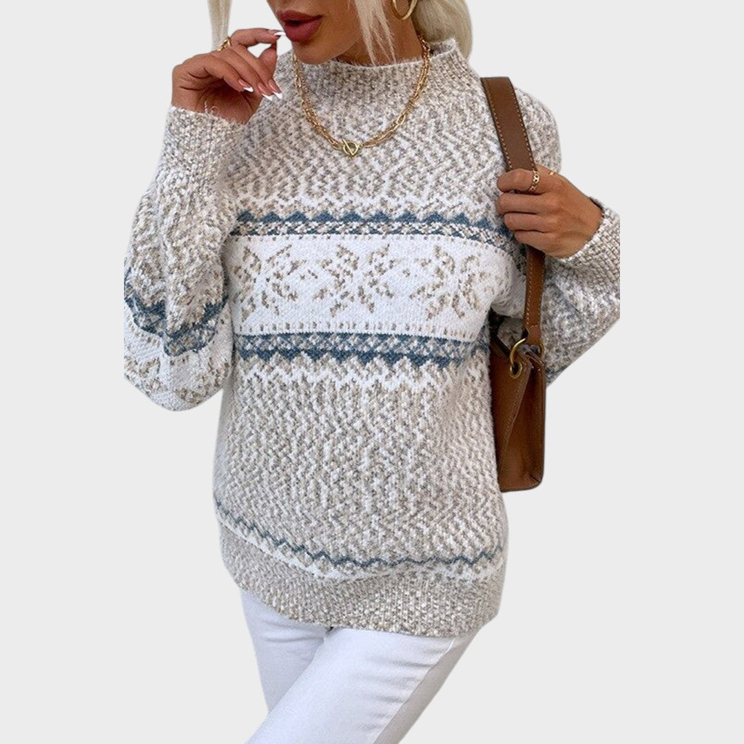 Emma | Pullover mit Schneeflockenmuster