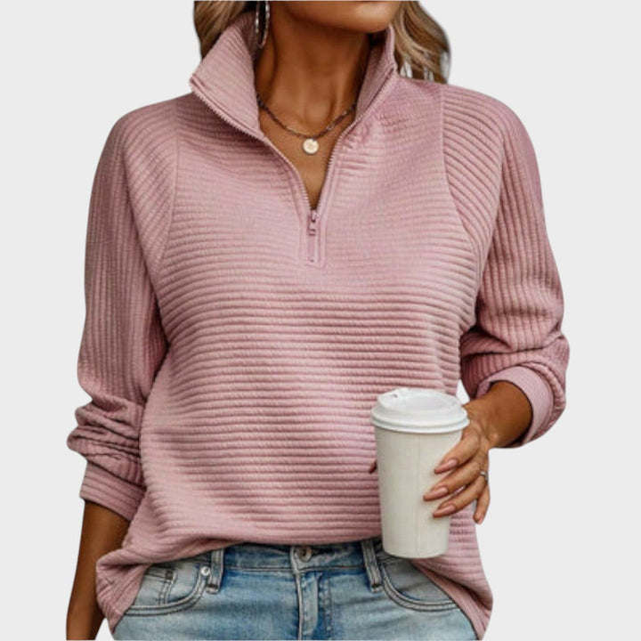 Cíntia | Pullover mit Reißverschluss