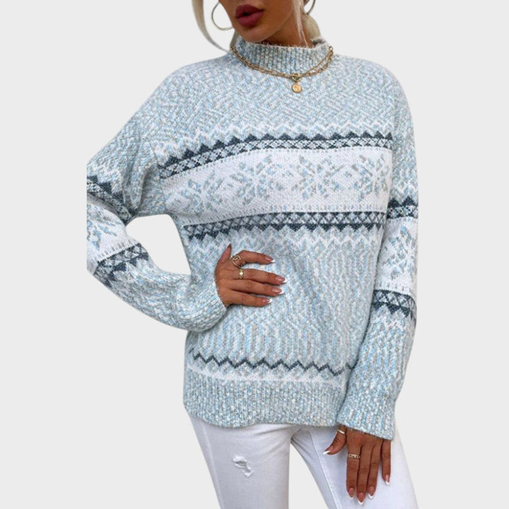 Emma | Pullover mit Schneeflockenmuster