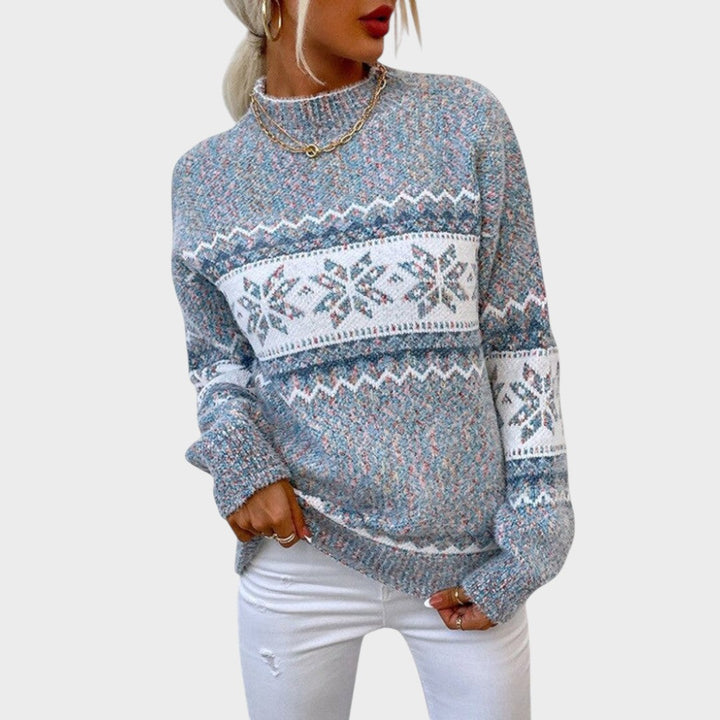 Emma | Pullover mit Schneeflockenmuster