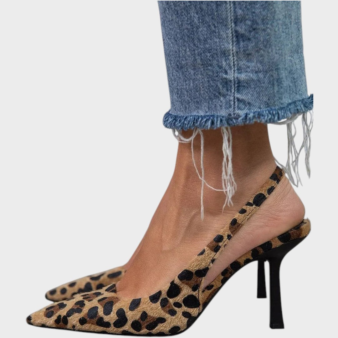 Samba | Leopardenmuster Absatzschuhe