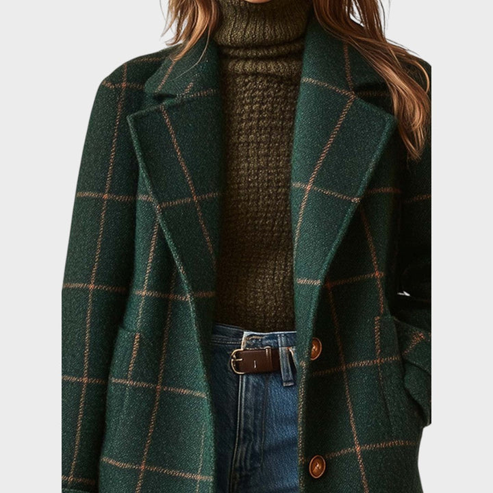 Lisandra | Karierter Mantel