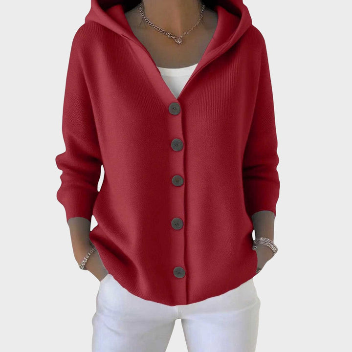Naomi | Strickjacke mit Kapuze