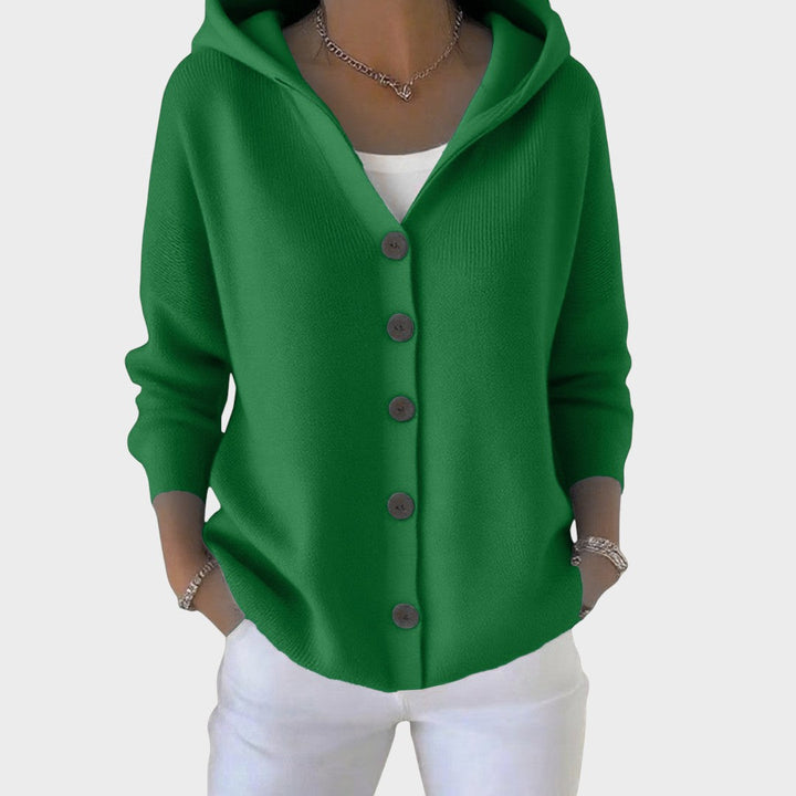 Naomi | Strickjacke mit Kapuze