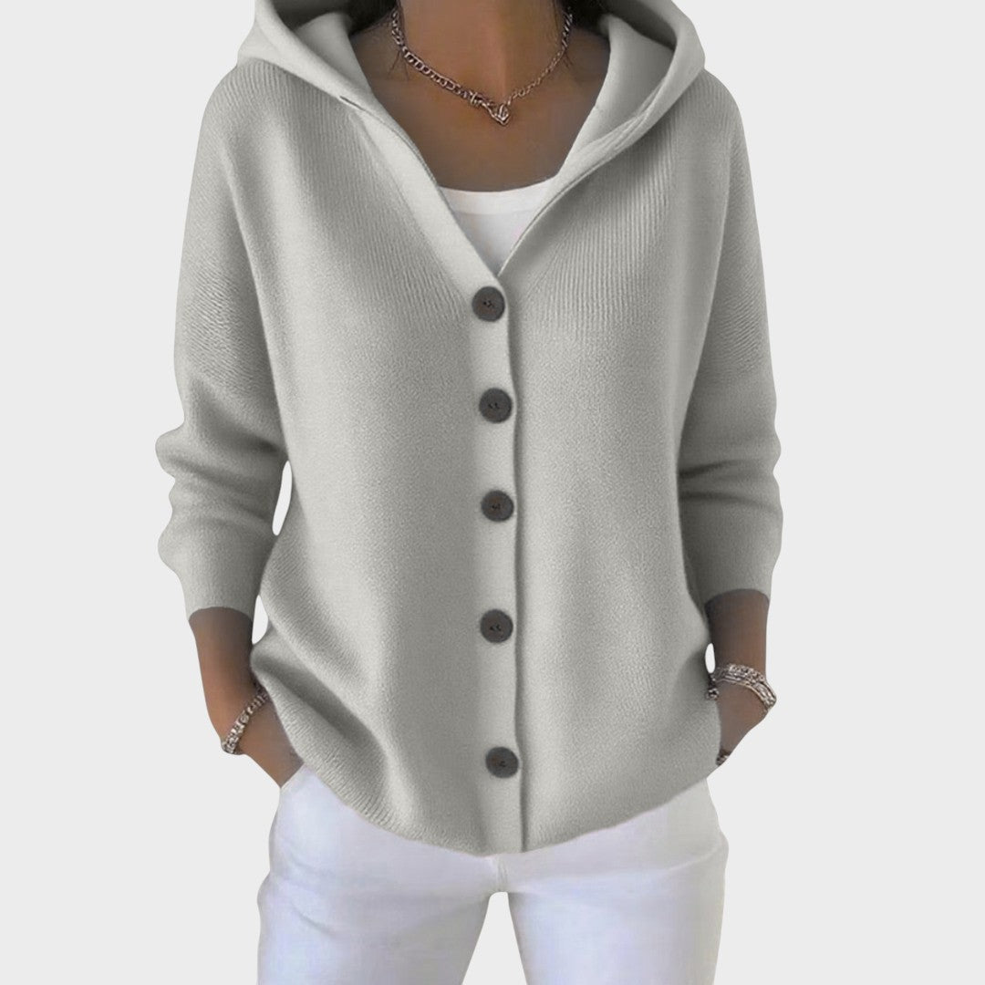Naomi | Strickjacke mit Kapuze