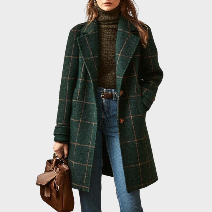 Lisandra | Karierter Mantel