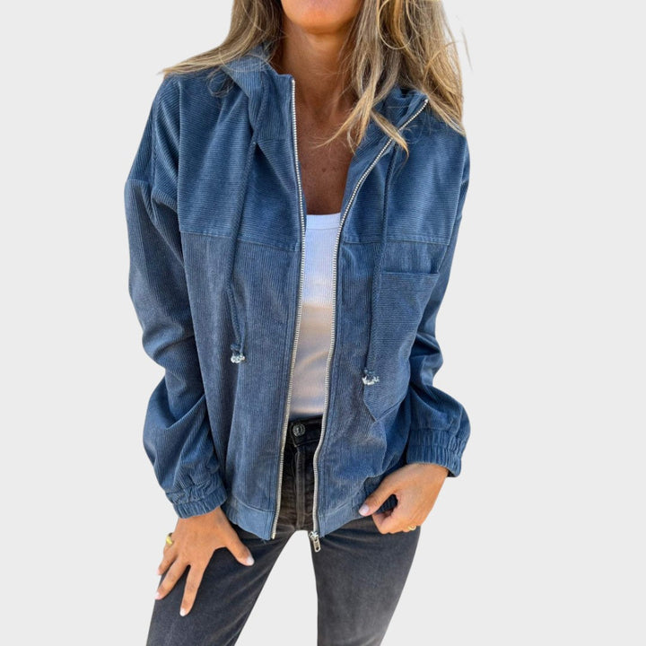 Ella | Cordjacke mit Kapuze