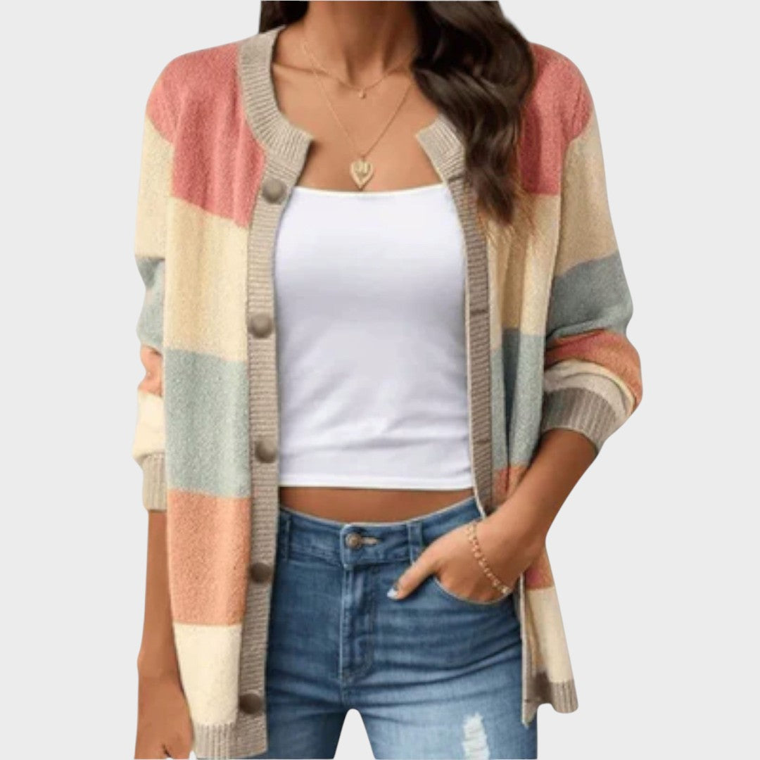 Marisol | Langer Cardigan mit Knöpfen