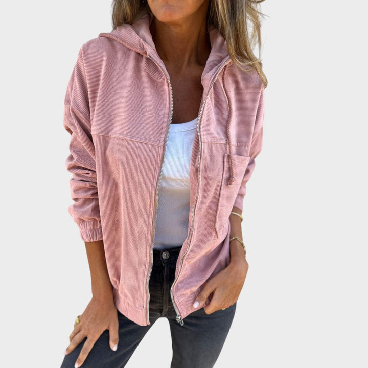 Ella | Cordjacke mit Kapuze