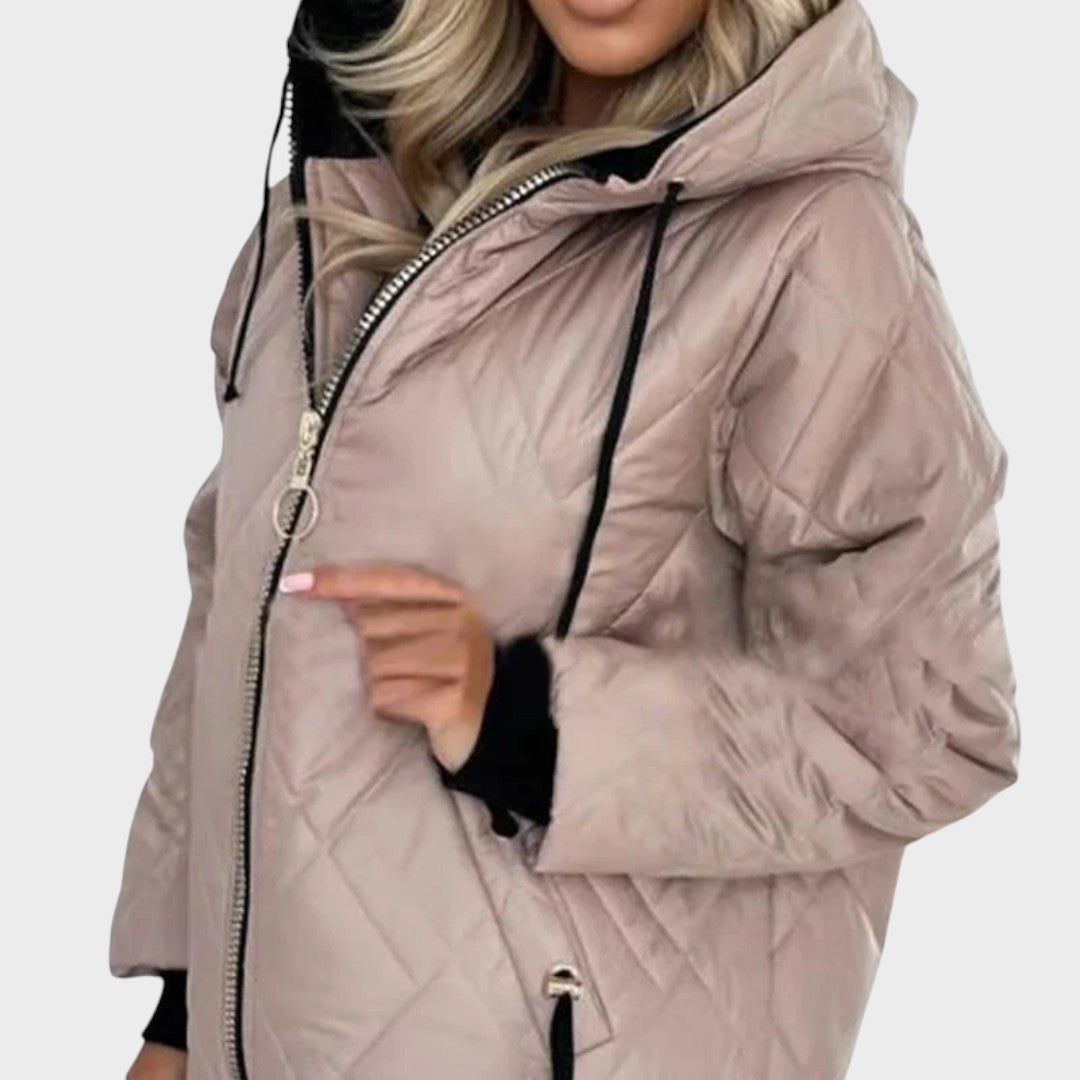 Belle | Wintersteppjacke mit Kapuze