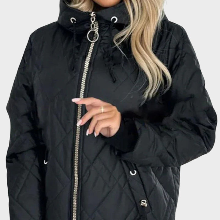 Belle | Wintersteppjacke mit Kapuze