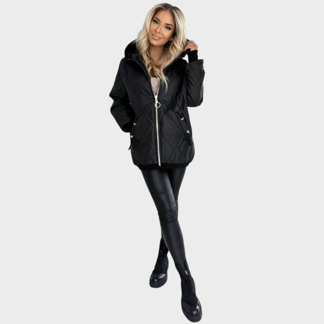Belle | Wintersteppjacke mit Kapuze