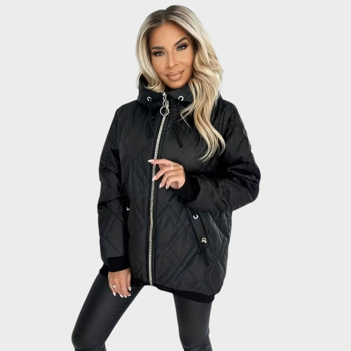 Belle | Wintersteppjacke mit Kapuze