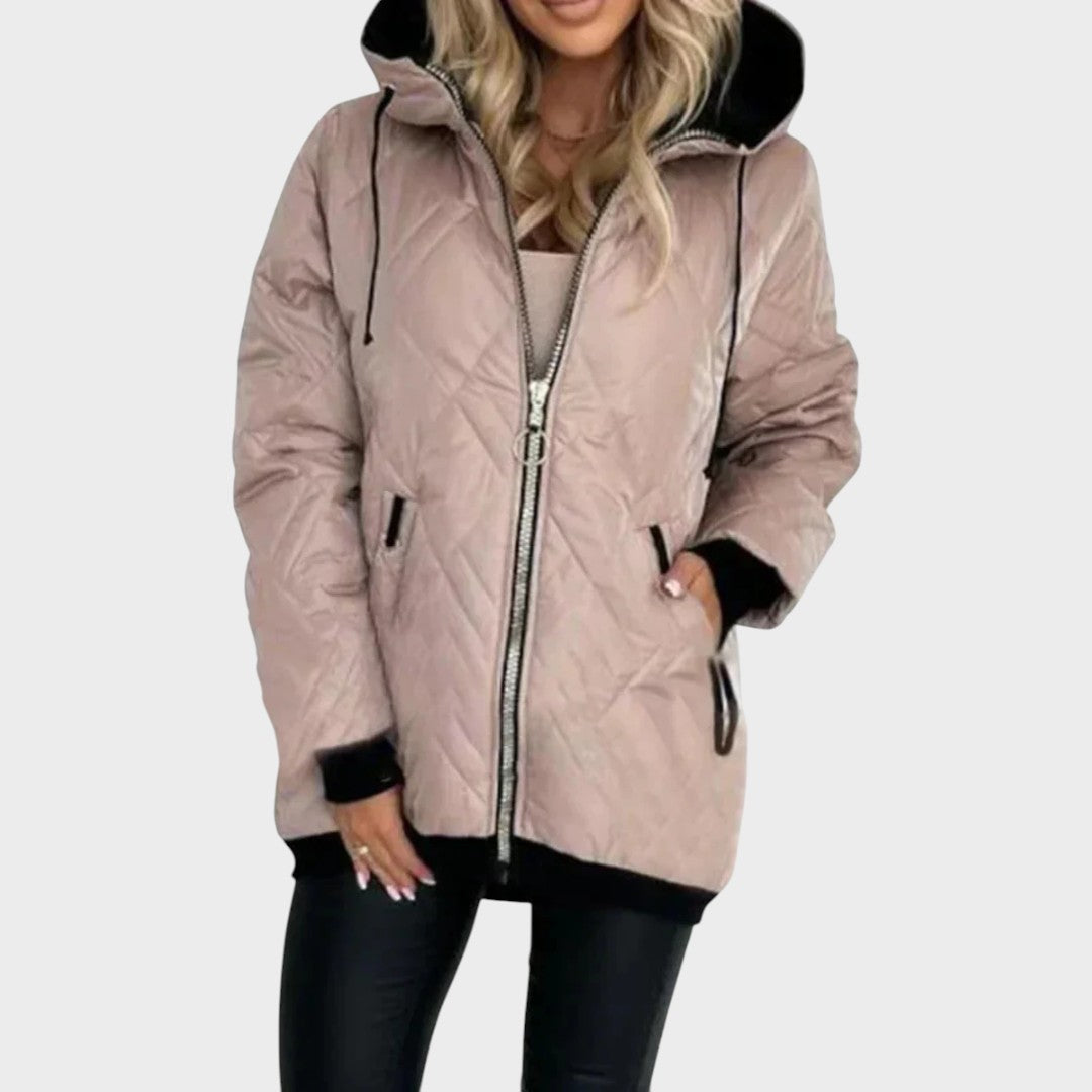 Belle | Wintersteppjacke mit Kapuze