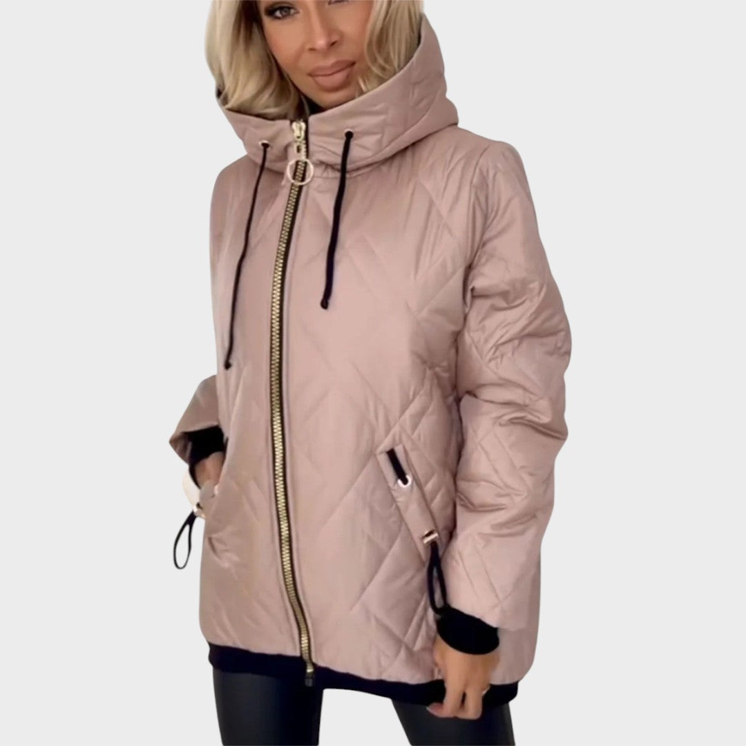 Belle | Wintersteppjacke mit Kapuze