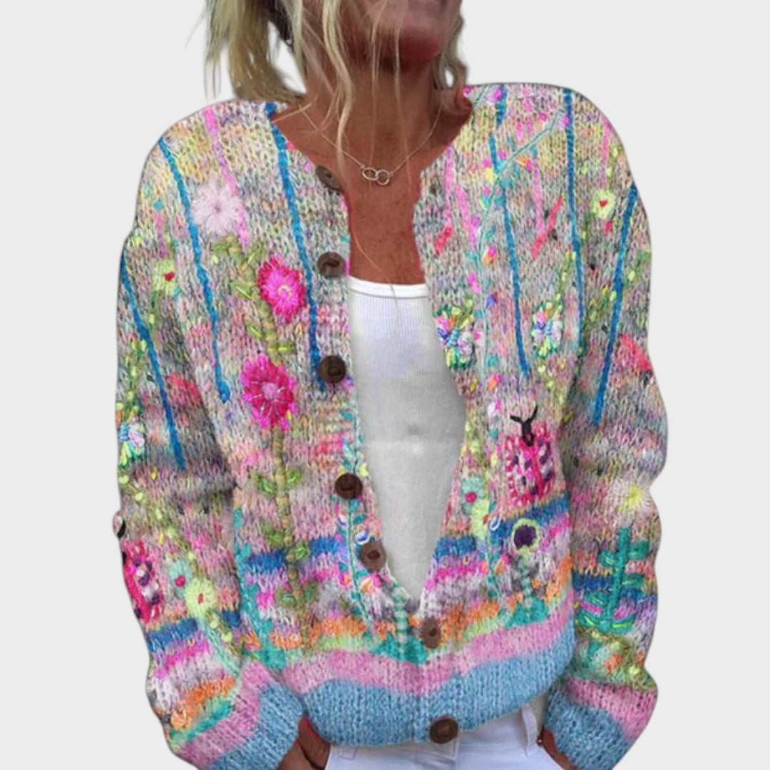 Zandra | Strickjacke mit Knöpfen