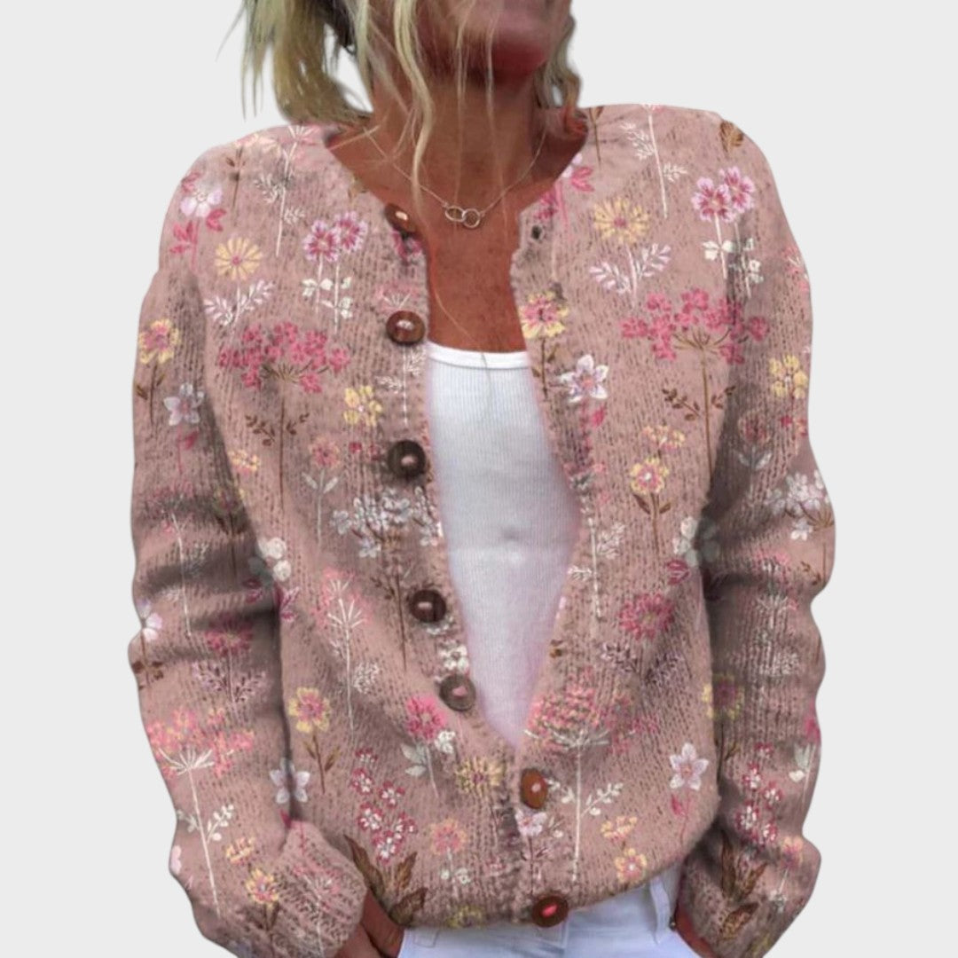 Zandra | Strickjacke mit Knöpfen