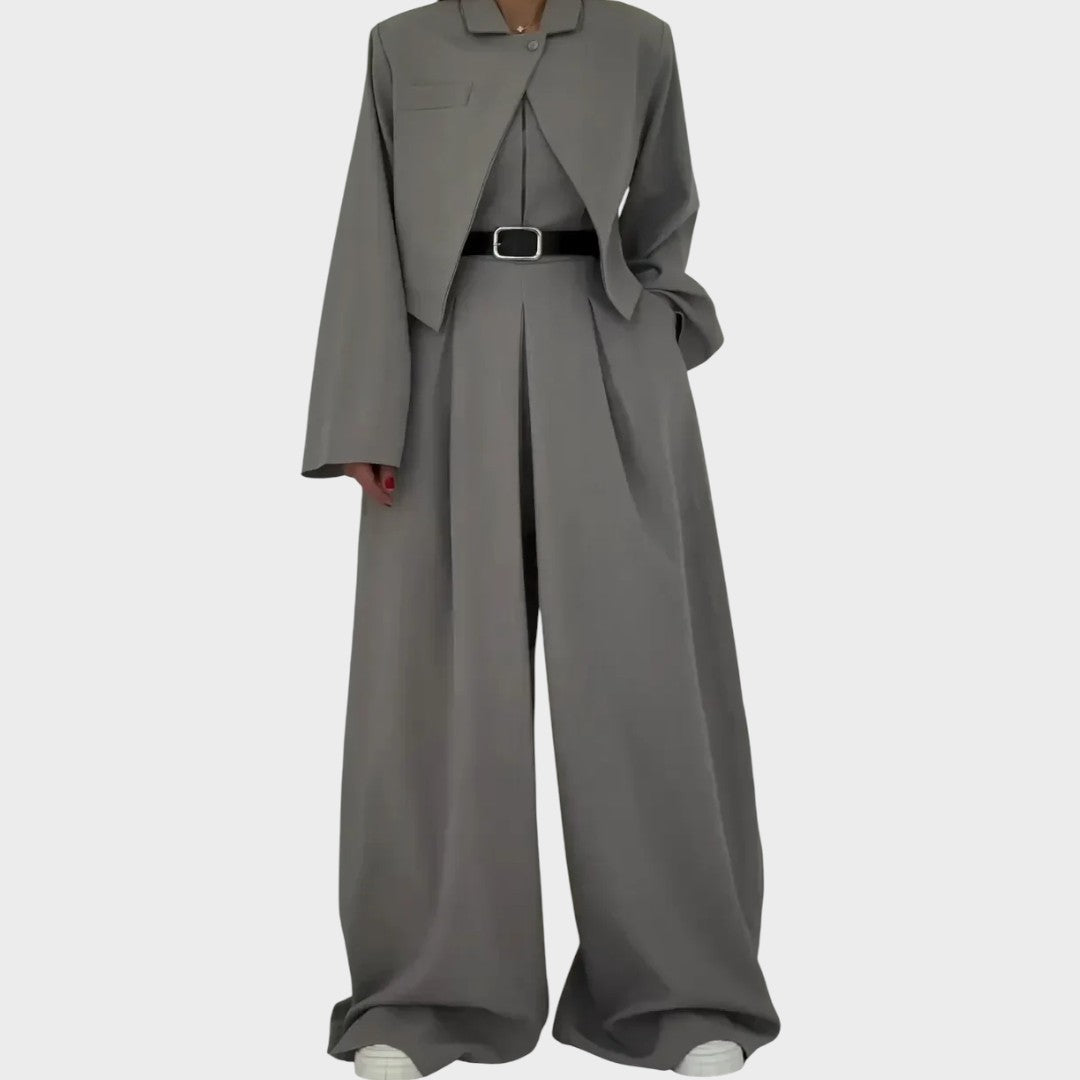 Ariana | Damen Overall und Jacken Set